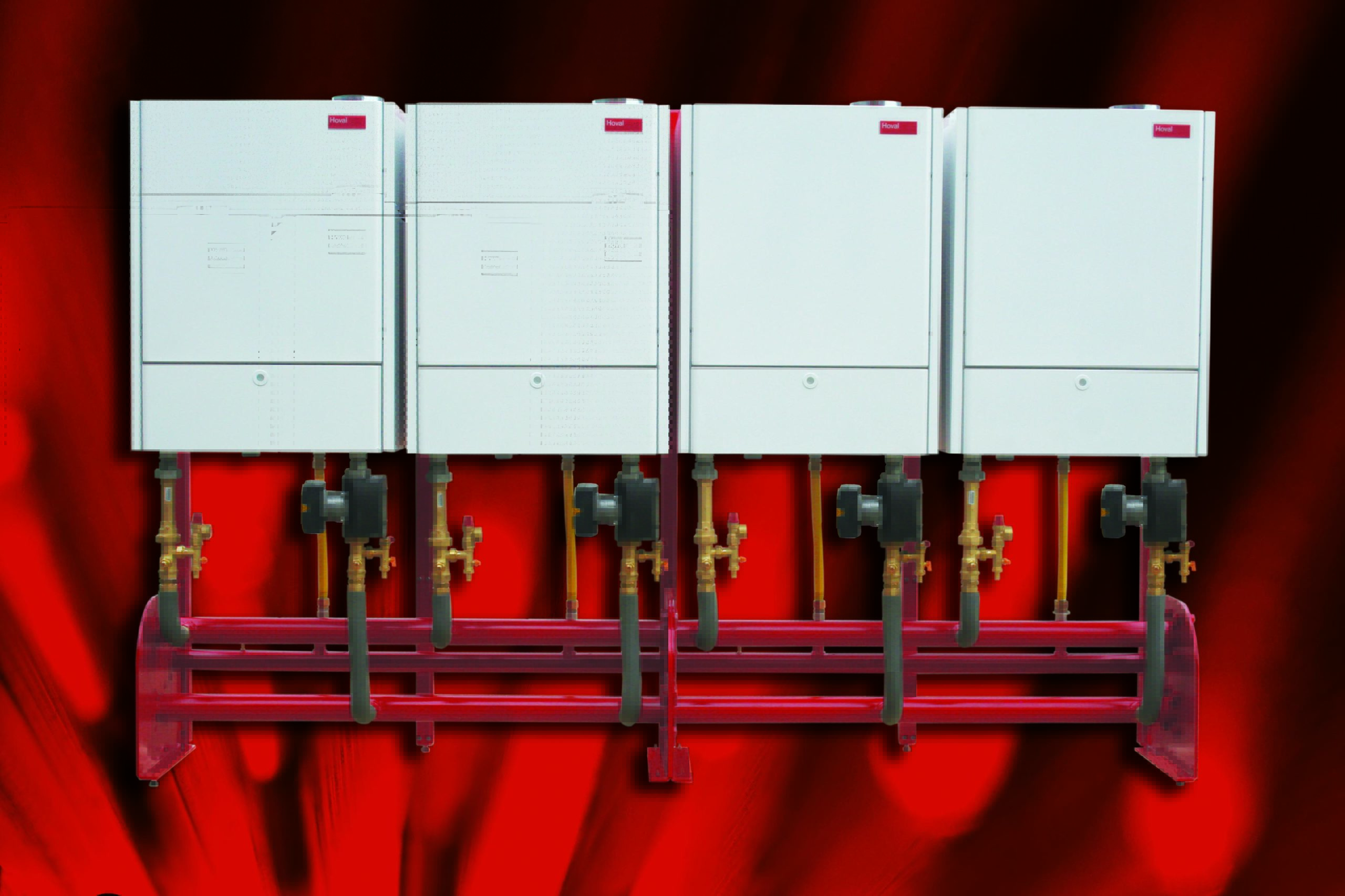 Hoval goes easy install with Cascade TopGas boilers