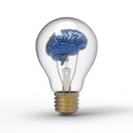 Blue brain in a light bulb