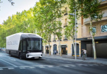 Four full-electric Volta Zero vehicles from 7.5 to 19t