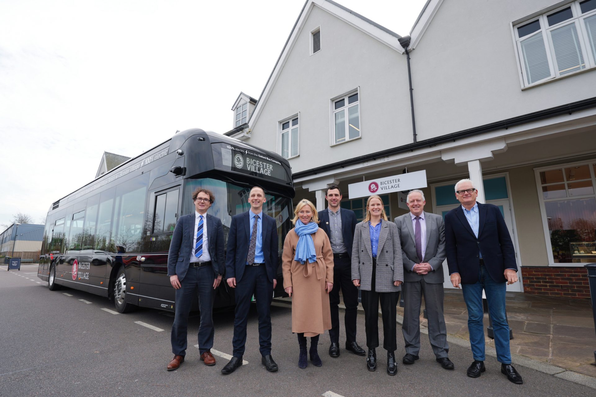 Electric bus for Bicester Village shuttle service