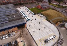 Stagecoach electric bus hub completed in Chesterfield