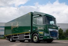 Harrods takes delivery of its first DAF XD Electric