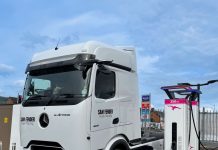 Sam Fender powers tour with Mercedes electric truck