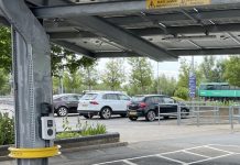 St Ives Park & Ride gets solar-powered EV chargers
