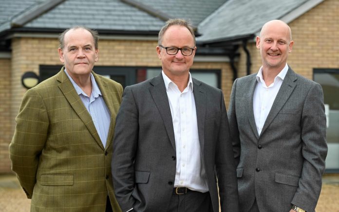 Nigel Billingsley(L), Giles Lister (C) & James Bailey (R)