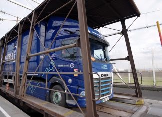 First electric truck travels through Channel Tunnel