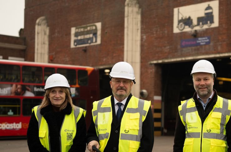 Work starts on First Bus depot electrification in Great Yarmouth