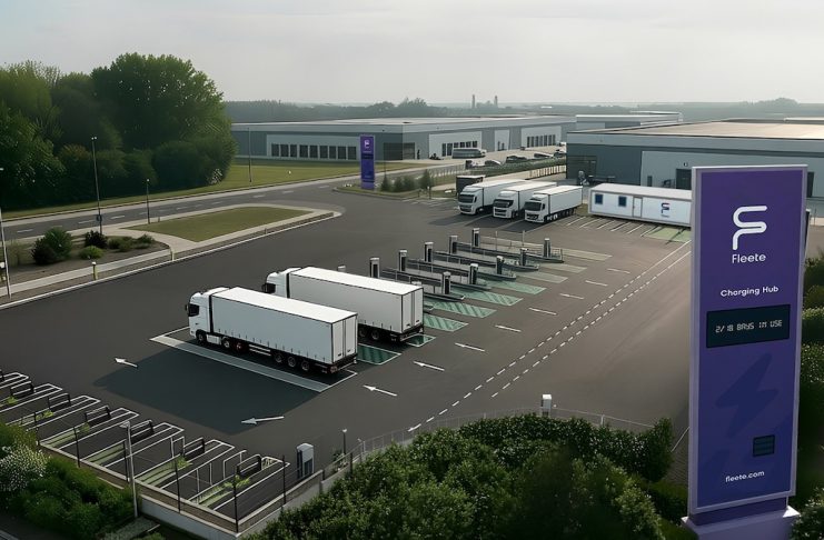 Electric HGV charging hub approved for Hams Hall