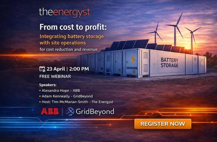 Webinar: From cost to profit – integrating battery storage with site operations