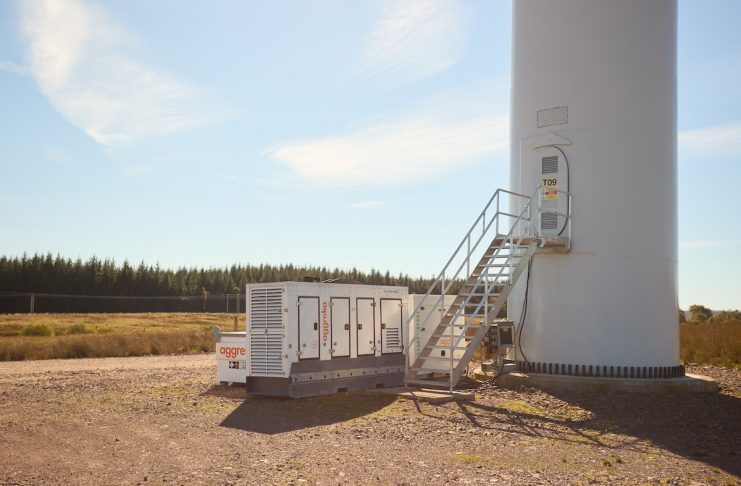 Hybrid energy solution deployed to protect onshore wind farm during network outage