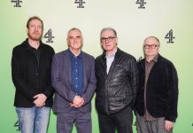 Dirty Business stars launch petition calling for national referendum on water ownership David Thewlis, Ashley Smith, Peter Hammond and Jason Watkins (L-R)