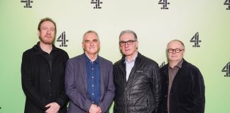 Dirty Business stars launch petition calling for national referendum on water ownership David Thewlis, Ashley Smith, Peter Hammond and Jason Watkins (L-R)