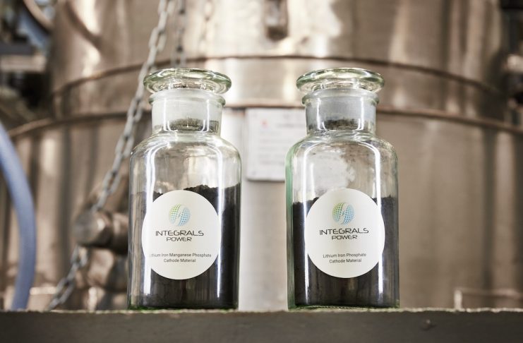 Integrals Power secures government funding for cathode manufacturing feasibility project