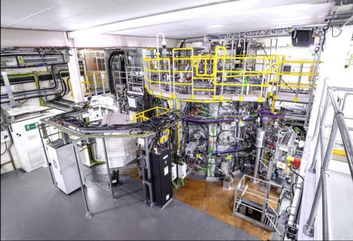 MAST Upgrade fusion machine at UKAEA's Culham Campus