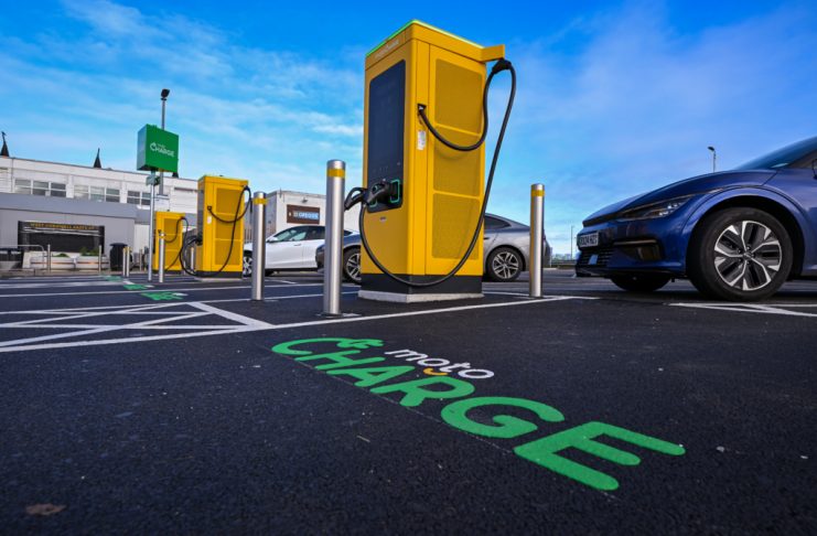Moto to quadruple EV charging infrastructure