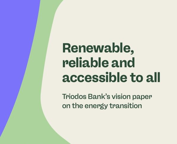Triodos Bank prioritises financing of energy storage, local grids and reduction solutions