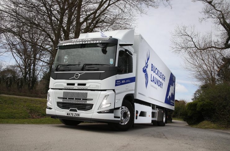 Buckleigh Laundry cleans up with Volvo FM Electric