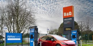 B&Q and RAW Charging launch national ultra-rapid EV charging network