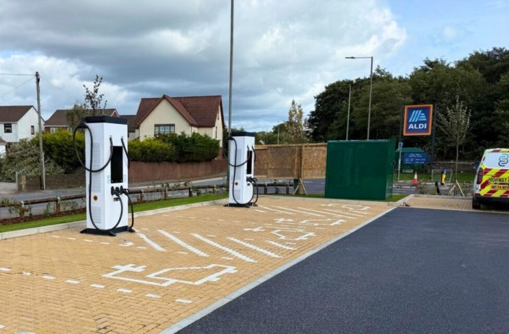 Aldi powers up new EV charging network with Drax