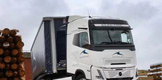 Electric Volvo HGV for Shoreham Port