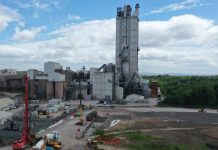 Groundwork is progressing well to build a carbon capture facility at Heidelberg Materials in north Wales.