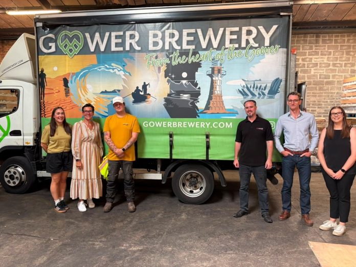 MP for Gower, Tonia Antoniazzi, visits Gower Brewer with Liquid Gas UK