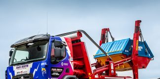 A&M Smith puts Renault Trucks electric skip loader to work