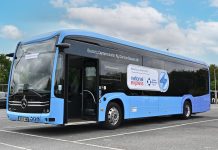 National Express pilots electric bus at Stansted