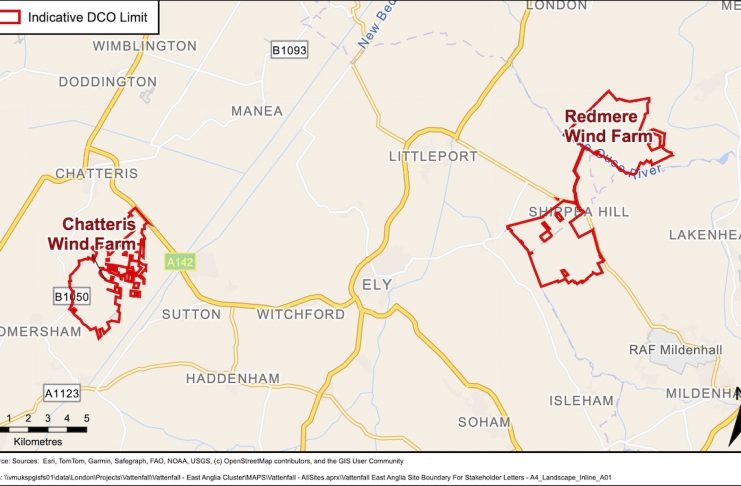 Vattenfall unveils plans for two new onshore wind farms in East Anglia
