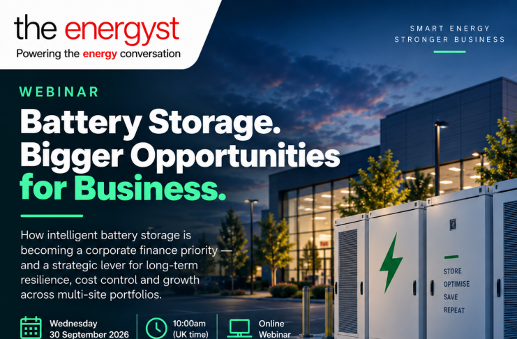 Battery storage moves up the corporate finance agenda as grid costs rise