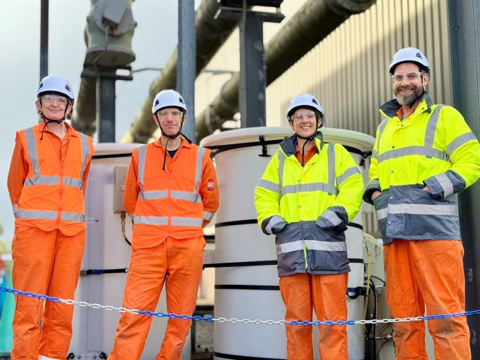 Climate-i Team on site at a National Grid substation